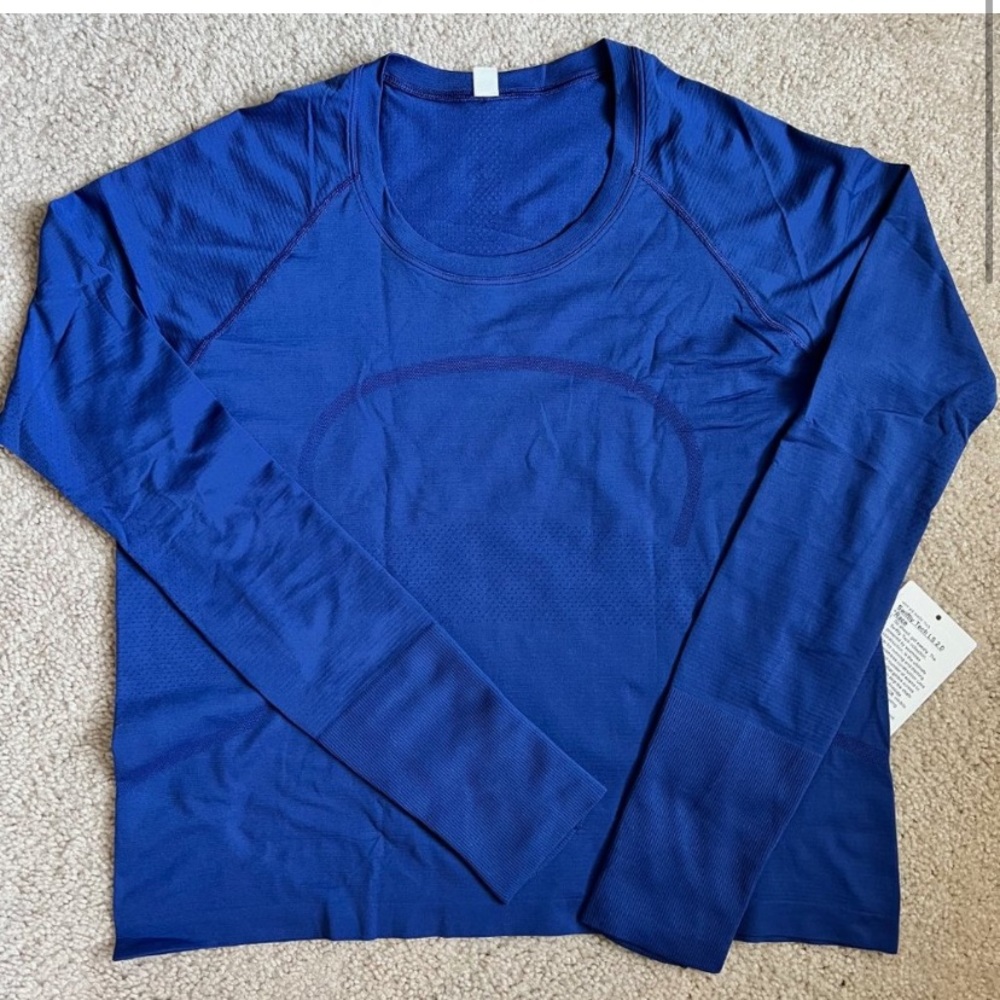 lululemon Swiftly Tech Long Sleeve Shirt 2.0 • Psychic • Size 14